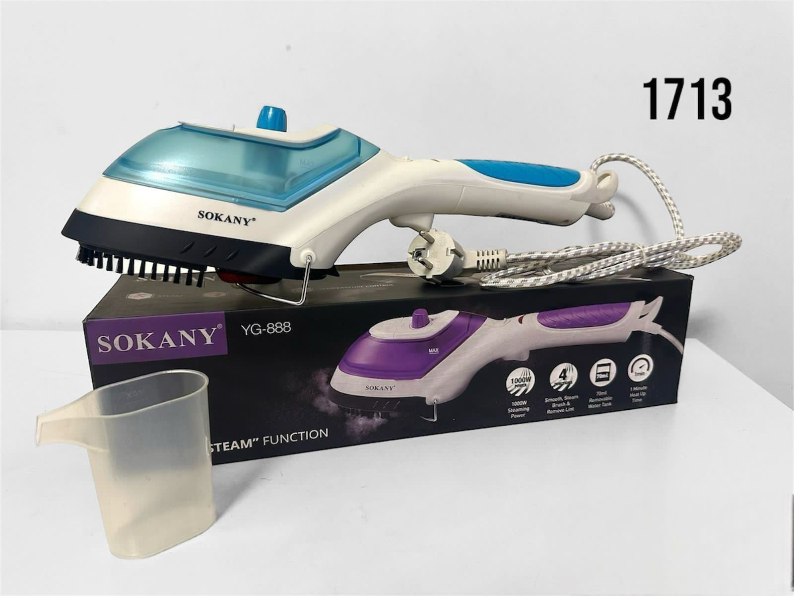 MANUAL STEAM IRON WITH CERAMIC SOLEPLATE